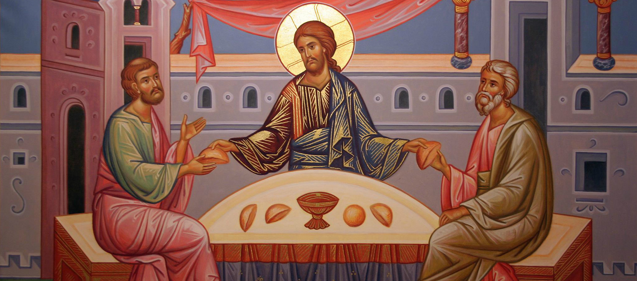 Conheça um pouco mais sobre o ícone de Cristo partindo o pão em ...